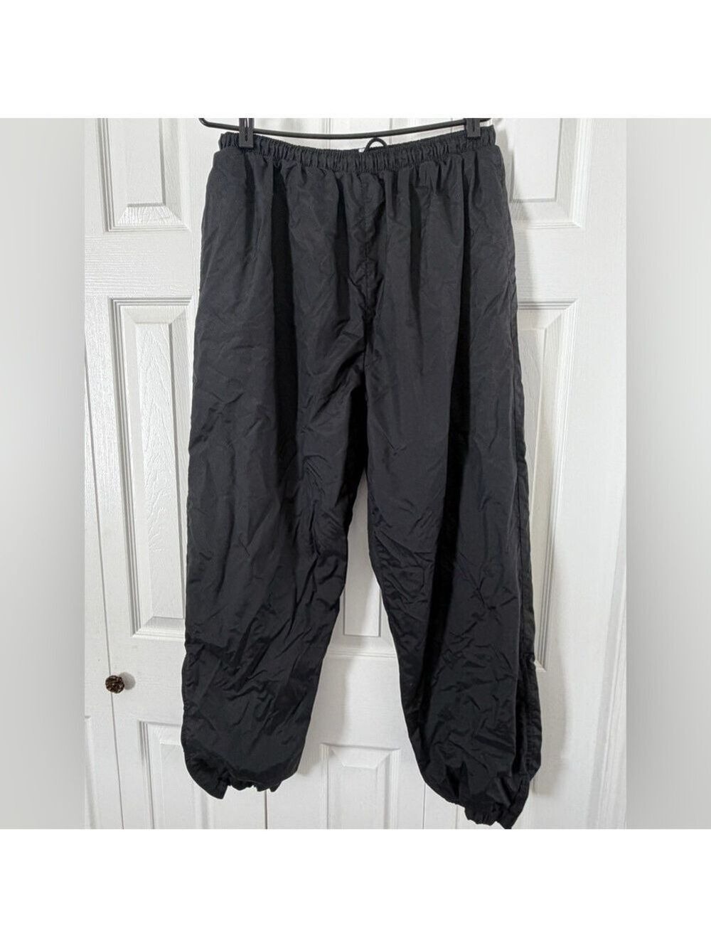 Men's Black Grand Canyon Lined Elastic-Waist Pants Size L. Can be unisex.